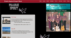 Desktop Screenshot of prairiespiritgospel.ca